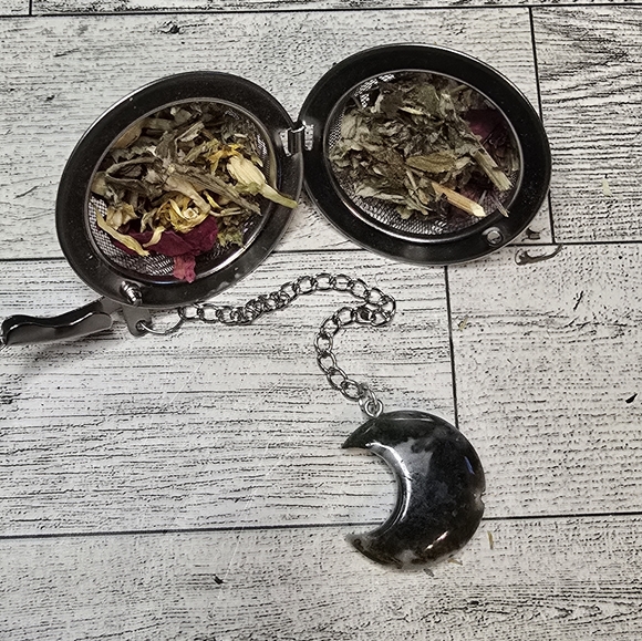 Labradorite Moon Loose leaf tea infusers [one] - Picture 11 of 12